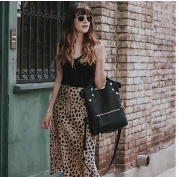 Foley + Corinna Leather & Suede Patchwork Lady Tote (Multi Color Neutral) - Picture 6 of 6